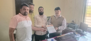 कांदा बाजारभाव घसरण,प्रहार संघटनेकडून प्रांतधिकार्यांना निवेदन | आंदोलनाचा इशारा.